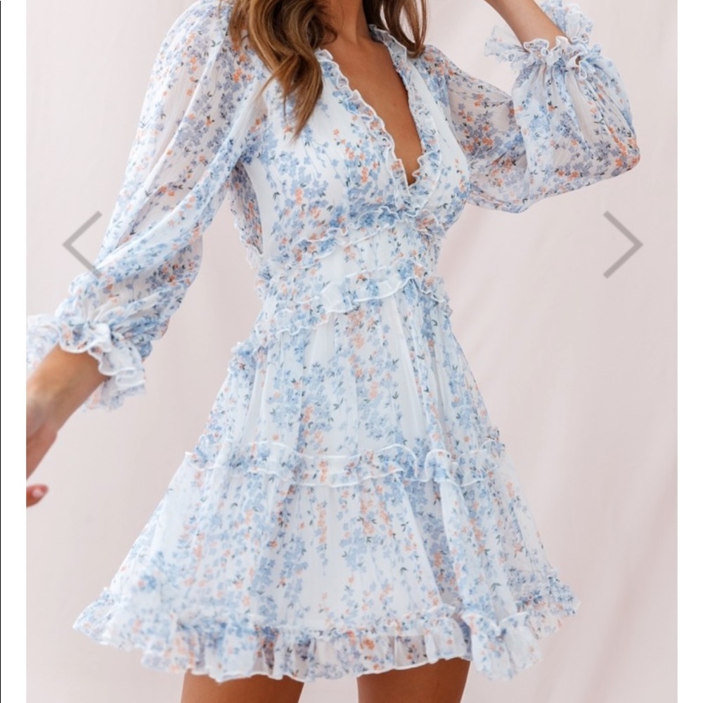 #ShopMyCloset New floral boho long sleeve dress